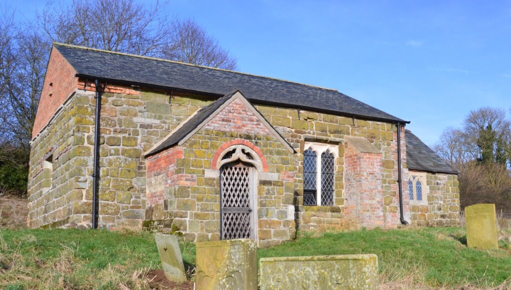 Seeing Through Time: GhostViewer Comes to Sutterby 2 Sutterby Church modern day 1 1