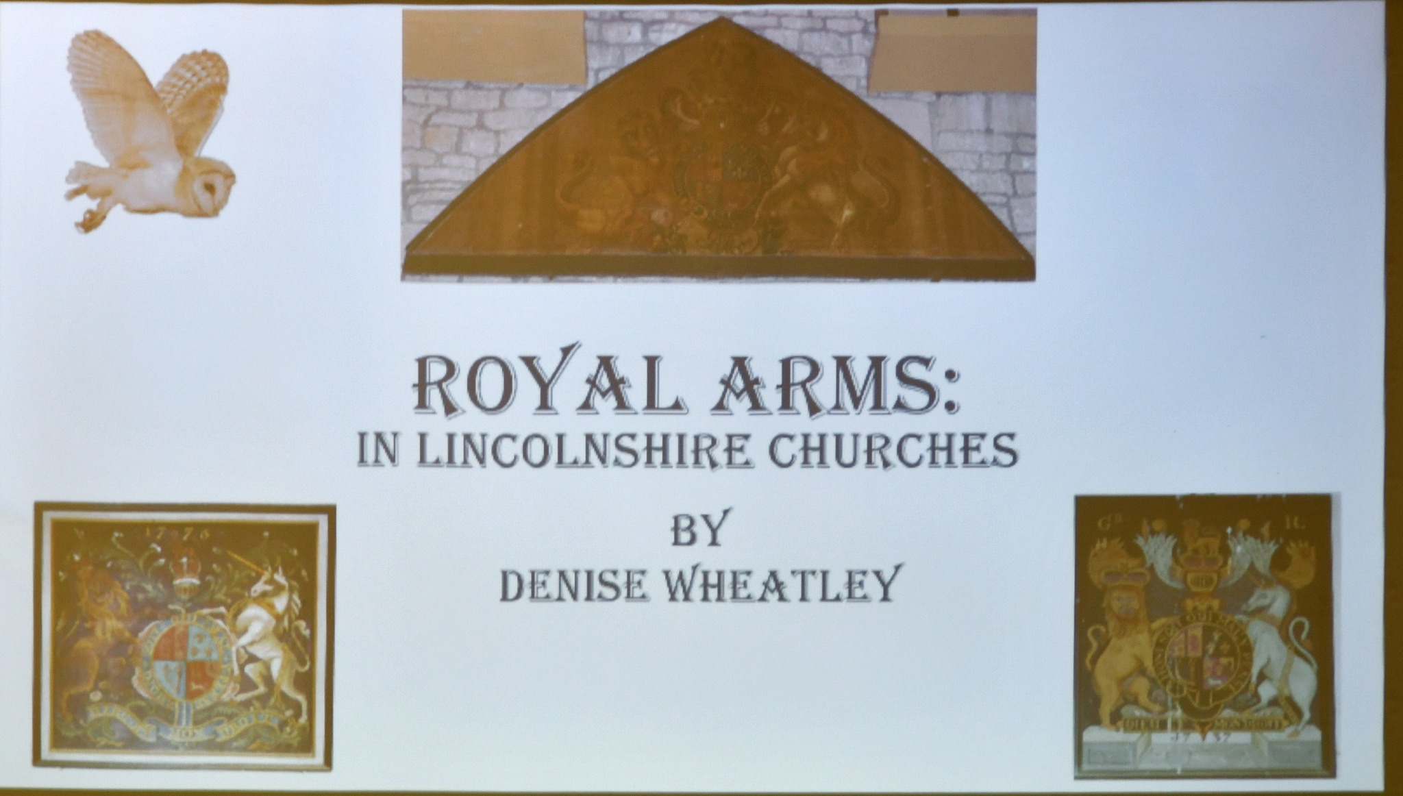 Royal Arms presentation