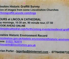 Graffiti in Lincolnshire Churches - Brian Porter